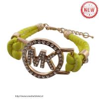 michael kors rhinestone logo geel accessoires Goedkope Retail 844a0146